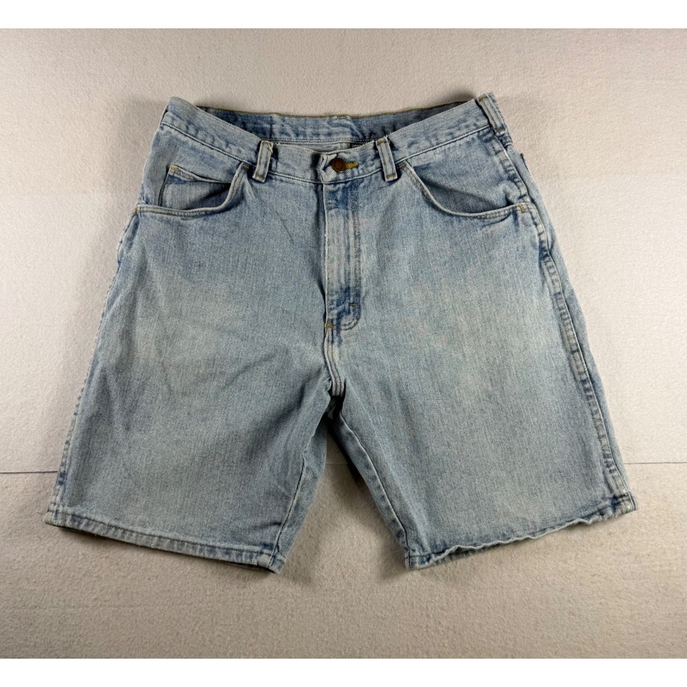 Wrangler Authentics Mens Light Wash Denim Jean Shorts 60601SL Size 32